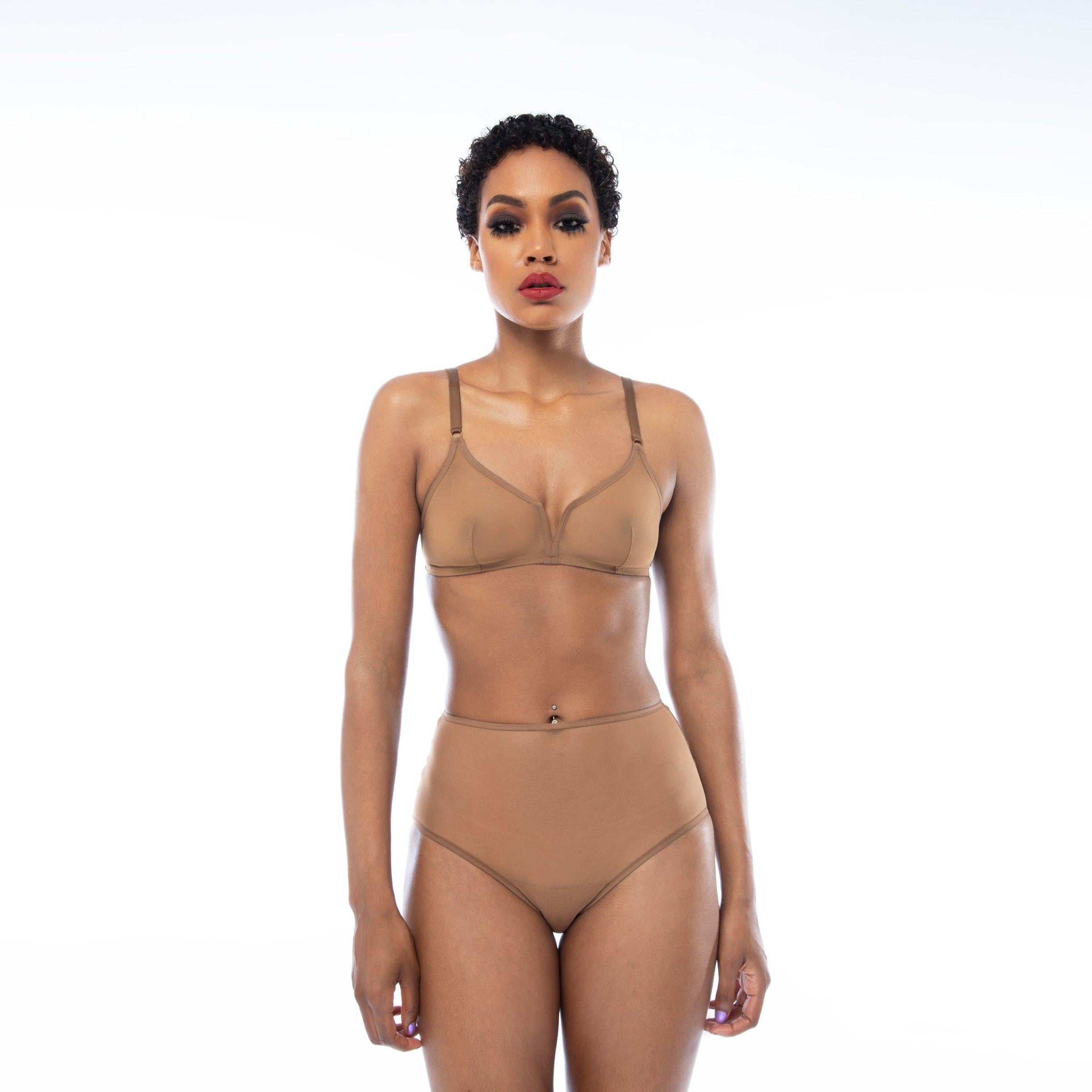 Yemoya Soft V-Wire Bra — ownbrown